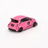Mini GT 1/64 ABARTH 595 LB-WORKS x Abas Works Pink - Blister Paket- MGT00851-BL