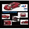Mini GT 1/64 BBR Pagani Utopia Dubai Red - BBRDIE6431