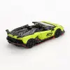 Mini GT 1/64 Lamborghini Aventador SVJ 63 Roadster Verde Shock - MGT00887