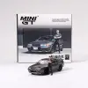 Mini GT 1/64 Nissan Skyline GT-R (R32)Gunmetal W/ Matsuda Figure Tsugio Matsuda Collection - MGT00869