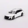 Mini GT AB Audi RS6-R Glacier White Metallic - MGT00701