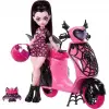 Monster High Vamptastic Scooter Draculaura, JDR61