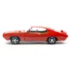 Motor Max 1-24 1969 Pontiac GTO Judge Diecast Model Araba Turuncu - 73242
