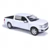 Motor Max 1:27 2019 Ford F-150 Lariat Crew Cab Diecast Model Araba Beyaz - 76363
