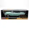 Motor Max 1:18 1957 Chevy Bel Air Diecast Model Araba Yeşil - 73175