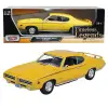 Motor Max 1:18 1969 Pontiac GTO Judge Diecast Model Araba Sarı - 73133