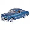 Motor Max 1:24 1949 Ford Coupe Mavi Diecast Model Araba - 73213