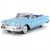 Motor Max 1:24 1958 Chevy Impala Mavi Metal Model Araba - 73267AC