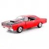 Motor Max 1:24 1969 Dodge Coronet Super Bee Diecast Model Araba Kırmızı - 73315