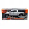 Motor Max 1:27 2019 GMC Sierra 1500 SLT Crew Cab Diecast Model Araba Gri - 79361