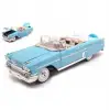 Motor Max 1958 1:18 Chevy Impala Diecast Model Araba Mavi - 73112
