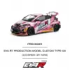 Pop Race 1/64 Eva RT Production Model Custom Type-08 Goodride Yaris - PR64-220