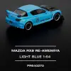 Pop Race 1/64 Mazda RX8 RE Amemiya  Light Blue PR64-270