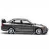 Pop Race 1/64 Mitsubishi Lancer Evolution IV Dark Grey - PR64-327