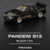 Pop Race 1/64 Pandem S 13 Black 48  PR64-289