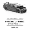 Pop Race Skyline R33 GT-R Dark Chrome - PRDC003