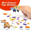 Bricks - 12 in 1 Dinozor Yapım Seti - Blok Oyuncak SM195C