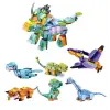 Kızılkaya Lego - Dinosaur 6 Farklı Dinozor Blok Oyuncak Yapım Seti - SM2550