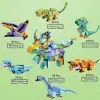 Kızılkaya Lego - Dinosaur 6 Farklı Dinozor Blok Oyuncak Yapım Seti - SM2550