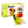 Bricks - Hayvan Krallığı Parrot Blok Oyuncak SM206B-04