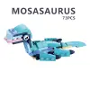 Kızılkaya - Mosasaurus Dinozor Blok Oyuncak - SM2550-06