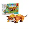 Kızılkaya - Triceratops Dinozor Blok Oyuncak - SM2550-02