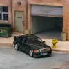 Tarmac Works 1/64 Mercedes-Benz 190 E 2.5-16 EVO 1 Blue-Black Metallic - GLOBAL64