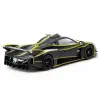 Tarmac Works 1/64 Pagani Huayra R Matt Black / Silver - GLOBAL64