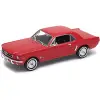 Welly 1:18 1964 1/2 Form Mustang Kırmızı Diecast Model Araba - 12519H-W