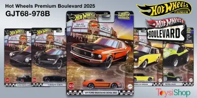 Hot Wheels Premium Boulevard 2025 – GJT68-978B Set İncelemesi