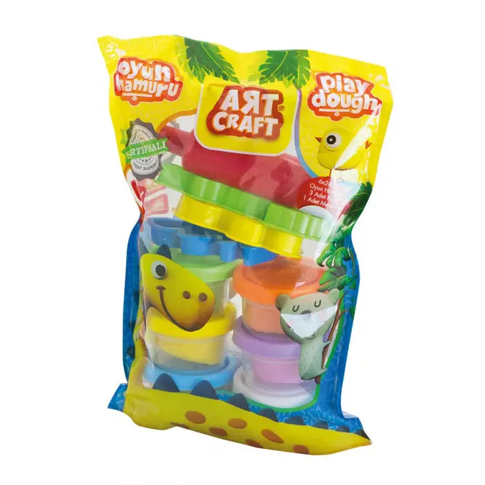 Art Craft - 6lı Polybag Oyun Hamuru