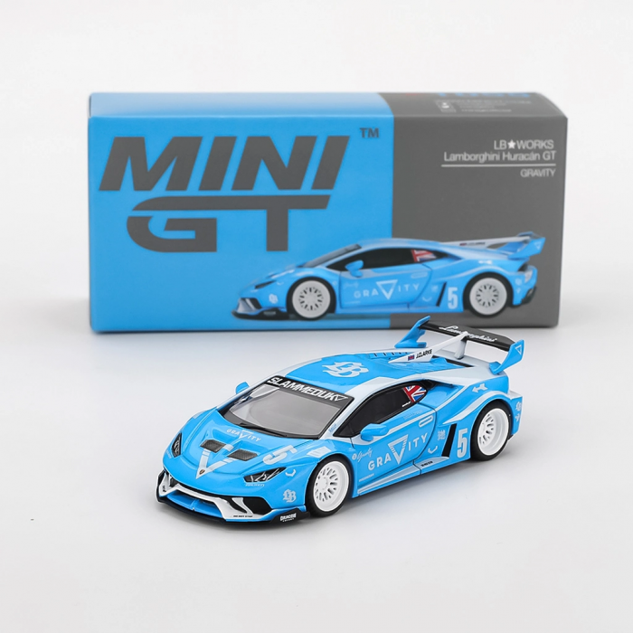 希少！MINI GT LBWK Lamborghini Huracan GT Mini Gt Lb Works Lamborghini Huracan Gt Fıghters Works 1:64 Model