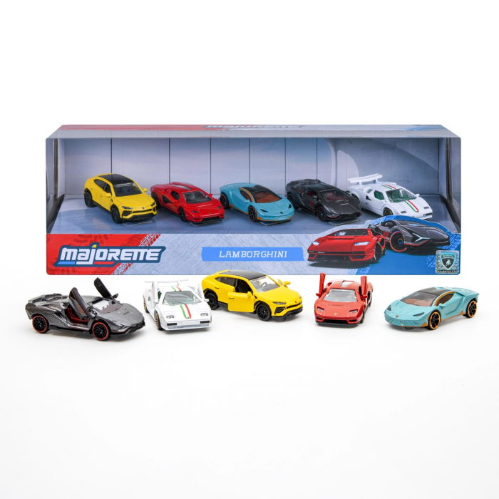 Majorette Lamborghini 5'li Paket 1:64 Ölçek Die-Cast Model Seti