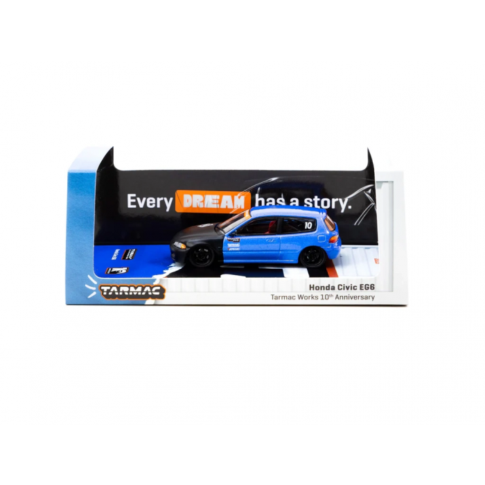 Tarmac Works 1/64 Honda Civic EG6 Model Araba (10. Yıl Özel)