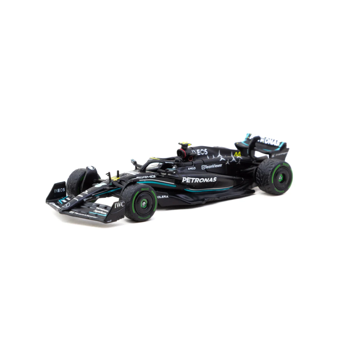 Tarmac Works 1/64 Mercedes F1 W14 Lewis Hamilton Monako GP Model Araba