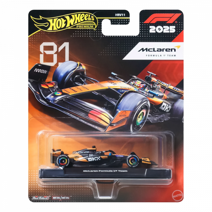 Hot Wheels Premium Formula 1 McLaren #81 Oscar Piastri - JKD81