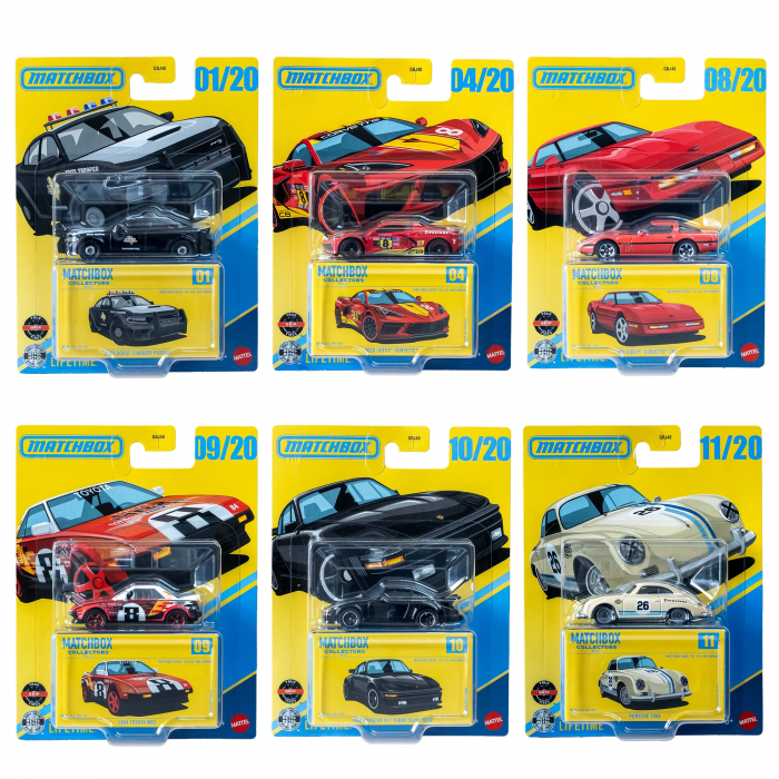 Matchbox Collectors 2026 6'lı Set - Premium Die-Cast GBJ48 - 966F