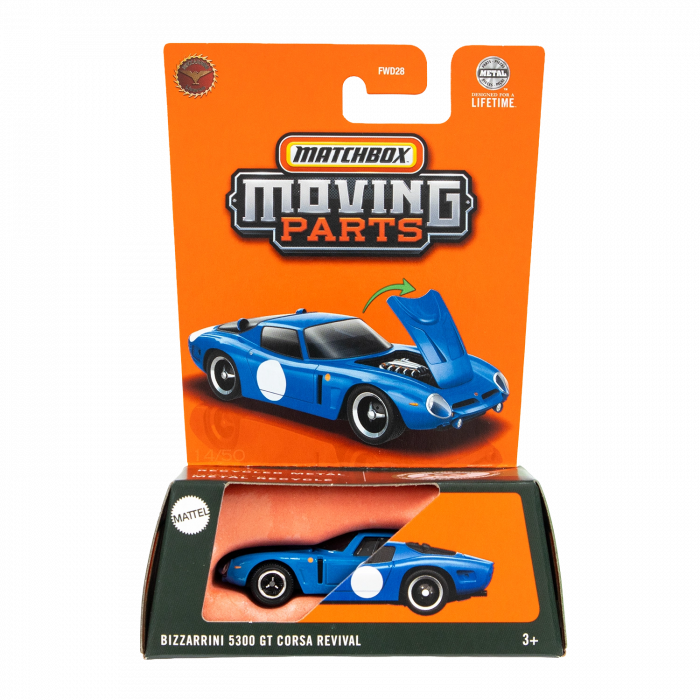 Matchbox Moving Parts Bizzarrini 5300 GT Corsa Revival – JBW98