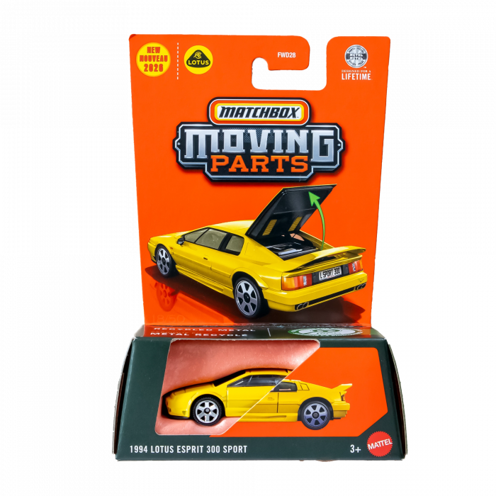 Matchbox Moving Parts 1994 Lotus Esprit 300 Sport - 1:64 Model