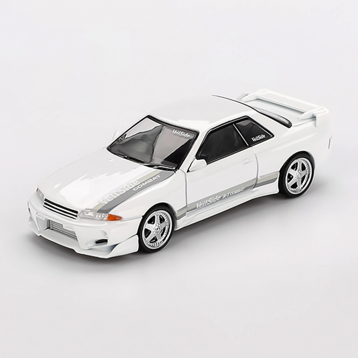 MINI GT VeilSide ミニカー 2台セット Mini GT 1/64 Nissan Skyline GT-R R32 VeilSide Combat C-I White