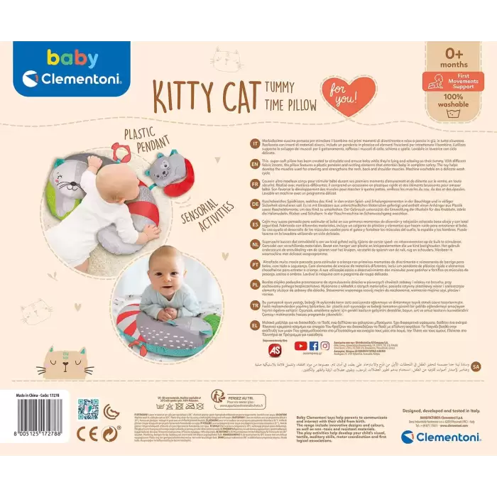 Baby Clementoni Kitty Cat Oyun Yastığı - 17278