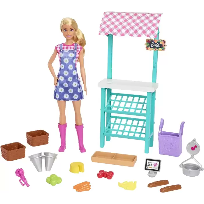 Barbie Çiftçi Pazarı oyun seti (HCN22)