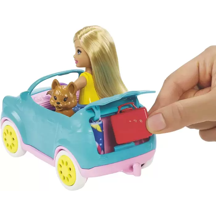 Barbie Club Chelsea Karavanı Oyun Seti, Chelseanin Yavru Köpeği ve Aksesuarlar FXG90