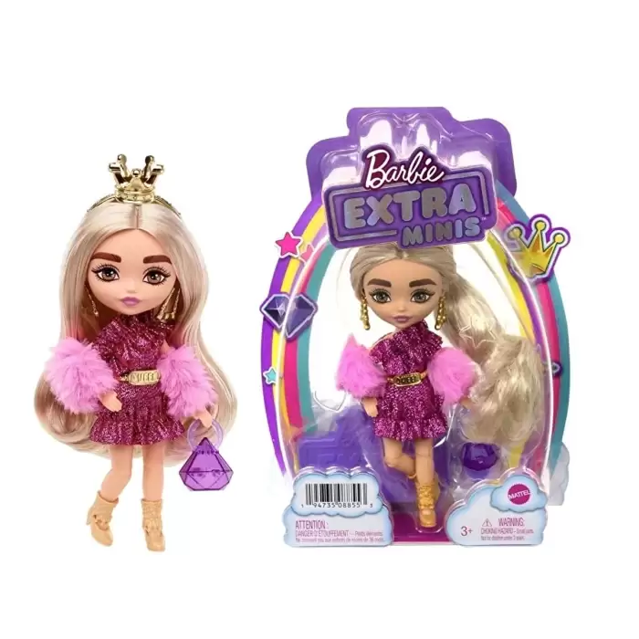 Barbie Extra Mini Bebekler Queen - HJK67