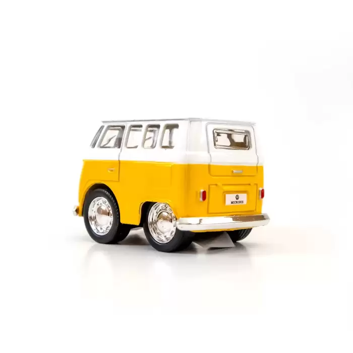 Die Cast Metal Volkswagen Little Van Oyuncak Minübüs 4.5 CM - Metalik Renk