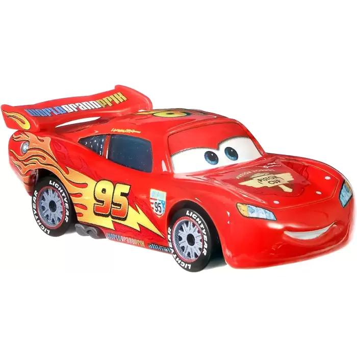 Disney Pixar Cars - Lightning McQueen With Racing Wheels