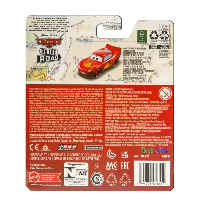 Disney Pixar Cars - Road Trip Lighting McQueen