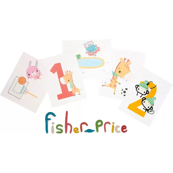 Fisher Price - Alfabe ve Sayılar Oyun Hamuru Seti - HHJ35