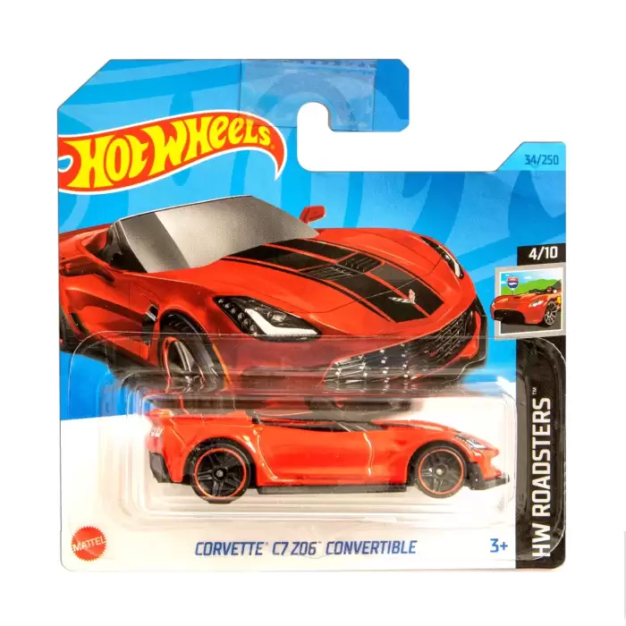 Hot Wheels Corvette C7 Z06 Convertible - HW Roadsters - 34