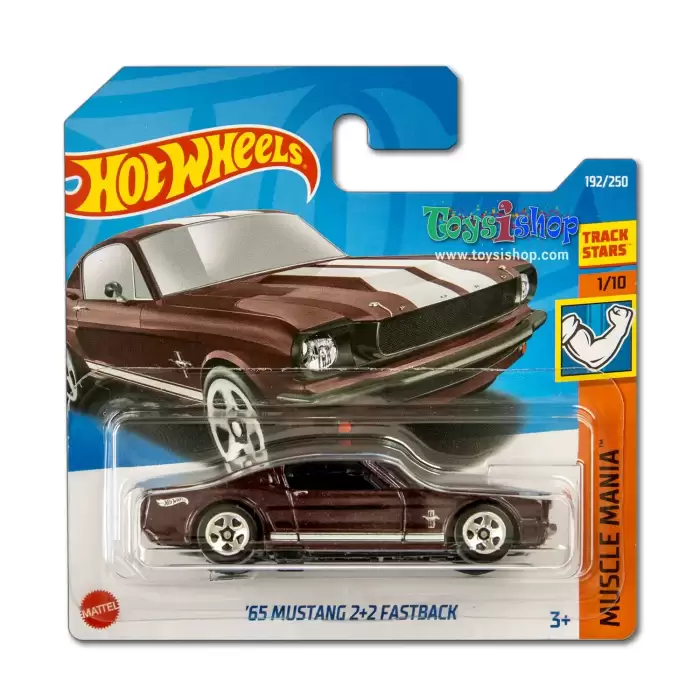 Hot Wheels - 65 Mustang 2+2 FastBack - Muscle Mania 192